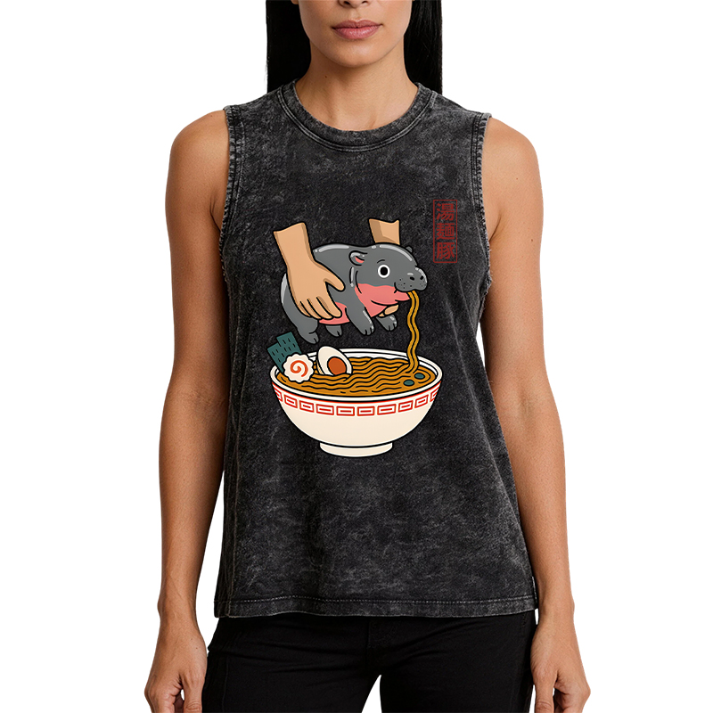 Tokyocanvas Noodles Got Me Washed Tank