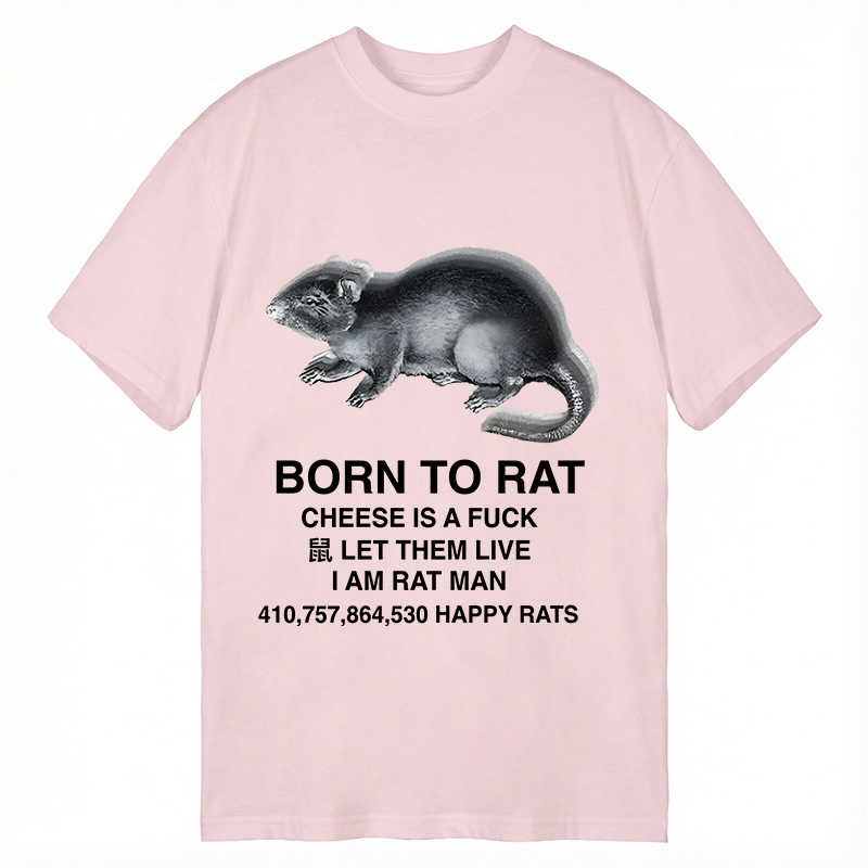 Tokyocanvas Born To Rat Meme Classic T-Shirt