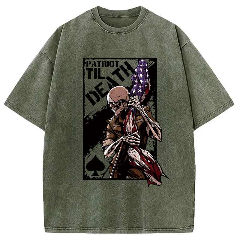 Tokyocanvas Patriot Til Death Washed T-Shirt