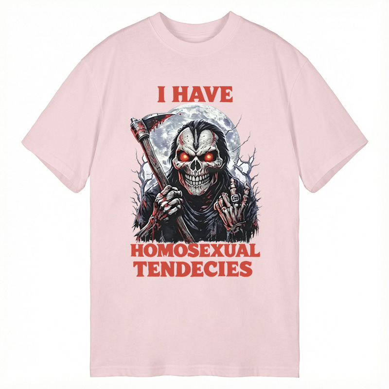 Tokyocanvas I Have Homosexual Tendencies Funny Werewolf Meme Classic T-Shirt