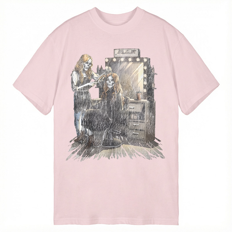 Tokyocanvas Skeleton Hair Cut Classic T-Shirt