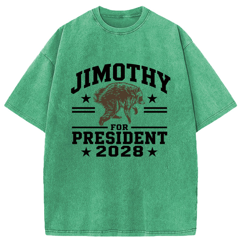 Tokyocanvas Jimothy for President Washed T-Shirt