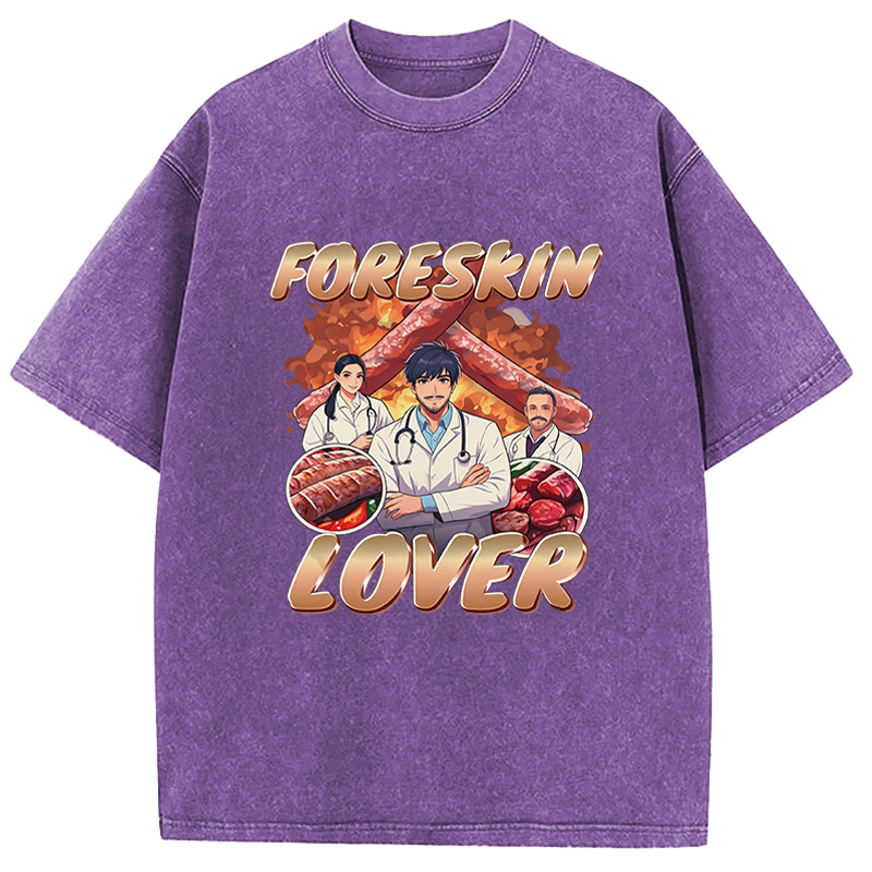 Tokyocanvas Foreskin Lover Washed T-Shirt