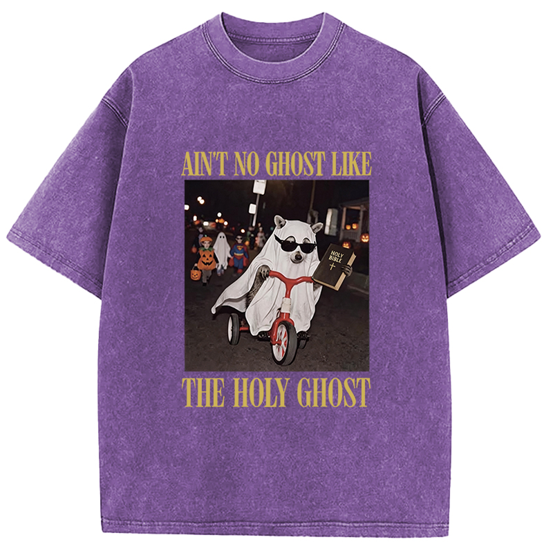 Tokyocanvas Holy Ghost Shirt Fall Christian Apparel Washed T-Shirt