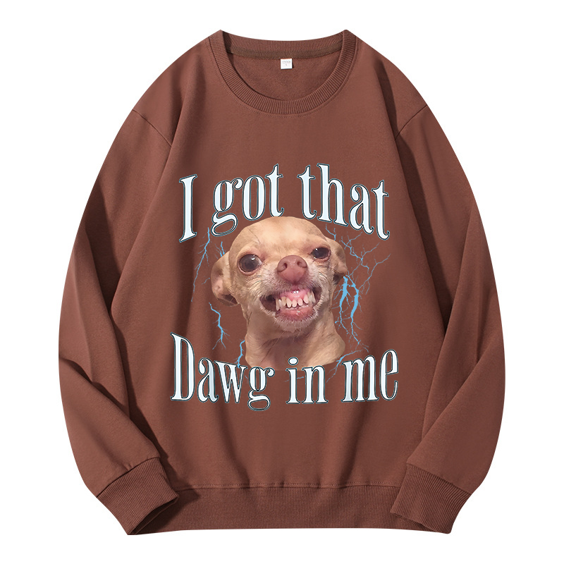 Tokyocanvas Chihuahua Funny Meme Classic Sweatshirt