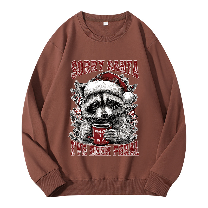 Tokyocanvas Sorry Santa I've Been Feral Classic Sweatshirt