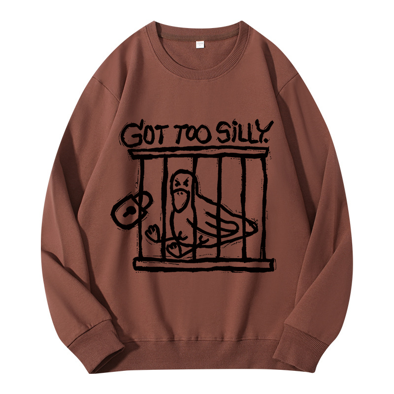 Tokyocanvas Lock Up A Stupid Goose Classic Sweatshirt