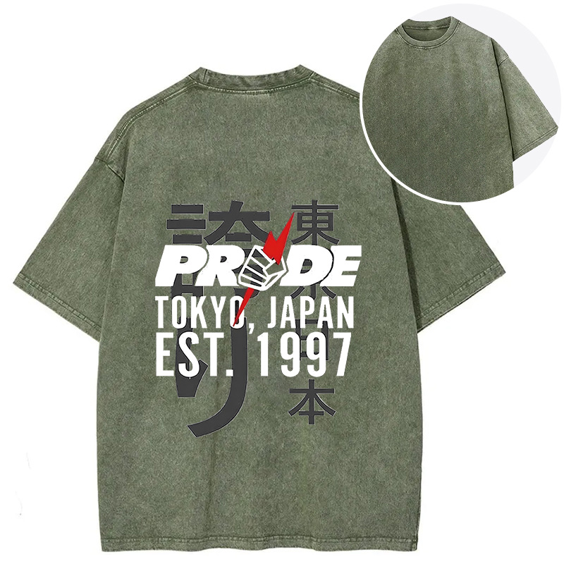 Tokyocanvas Pride FC Tokyo Japan Back Washed T-Shirt