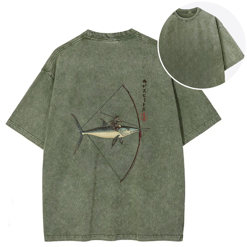Tokyocanvas I Am Speed Back Washed T-Shirt