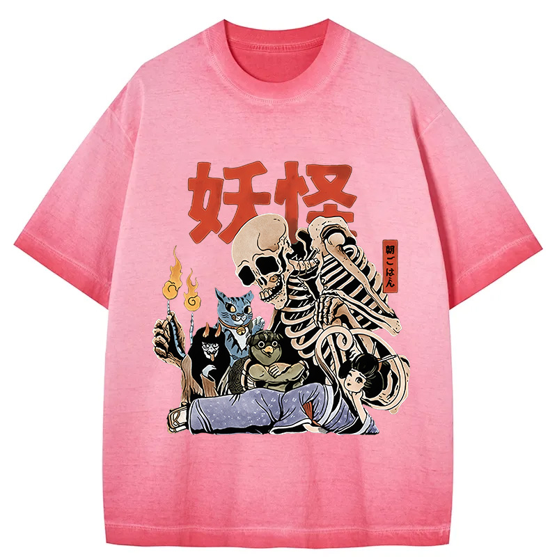 Tokyocanvas The Yokai Club Gradient Washed T-Shirt