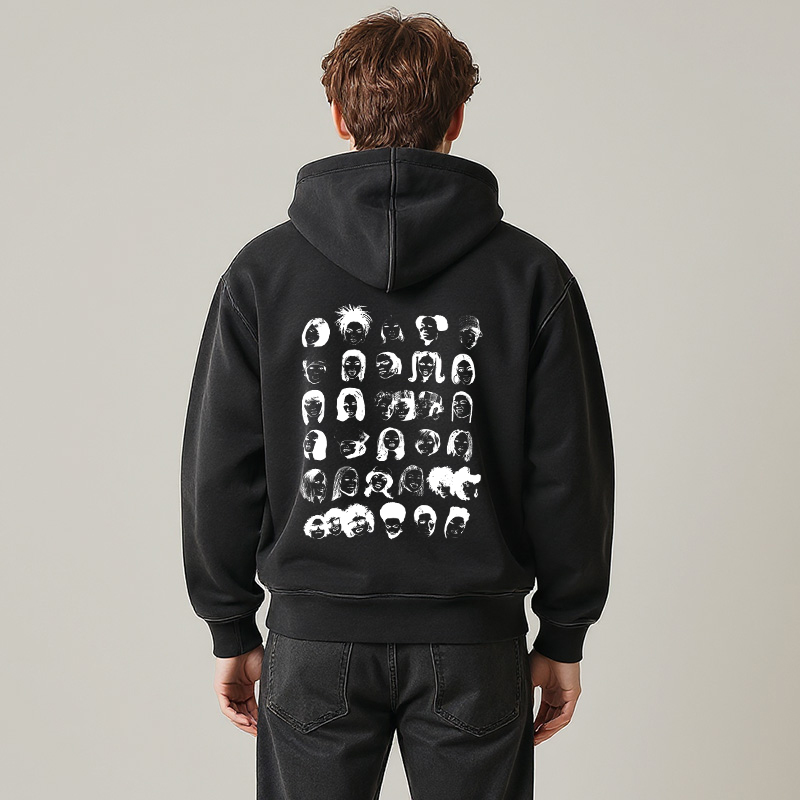 Tokyocanvas Hip Hop Ladies Washed Zip Hoodie