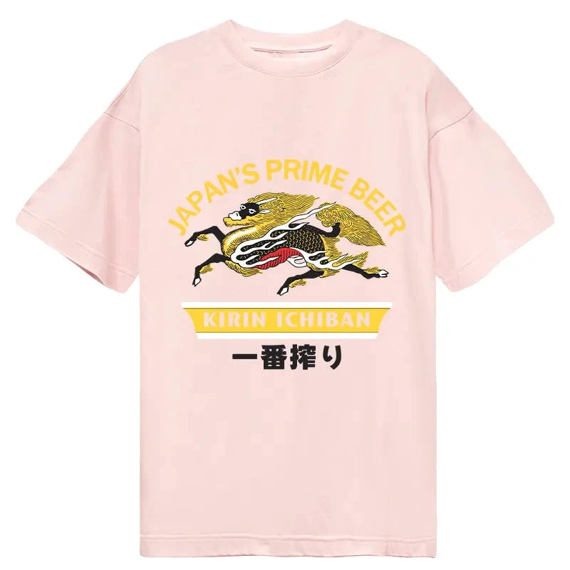 Tokyocanvas Kirin Ichiban Beer Logo Japanese Classic T-Shirt