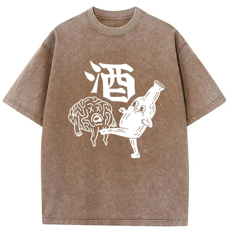 Tokyocanvas Wine's Ultimate Move Washed T-Shirt