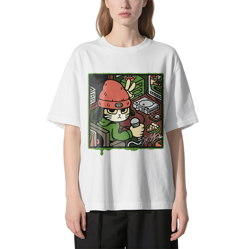 Tokyocanvas Rapper Cat Classic T-Shirt