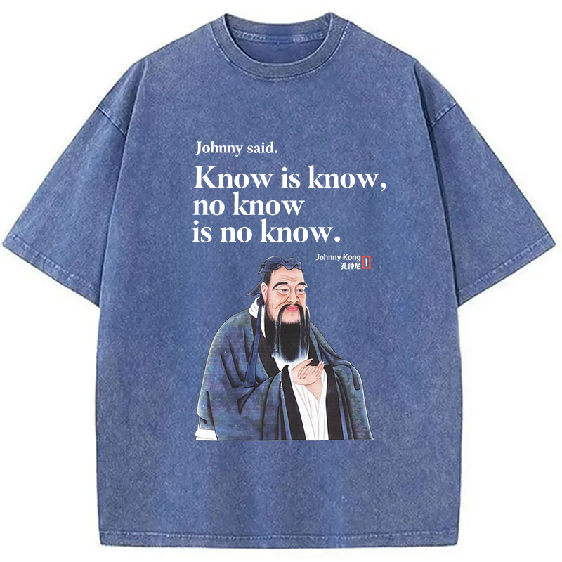 Tokyocanvas Know is Know Washed T-Shirt