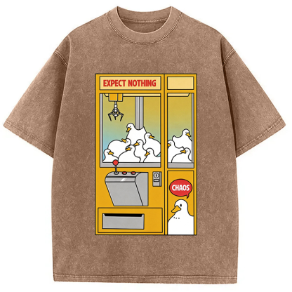 Tokyocanvas Chaos Machine Funny Washed T-Shirt