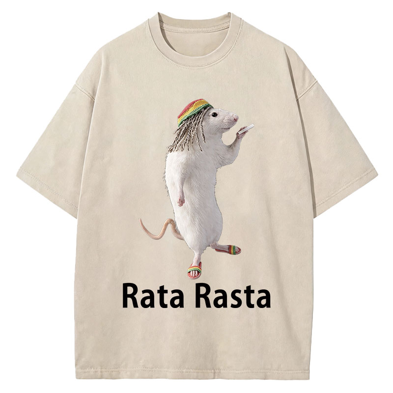 Tokyocanvas Rata Rasta Washed T-Shirt