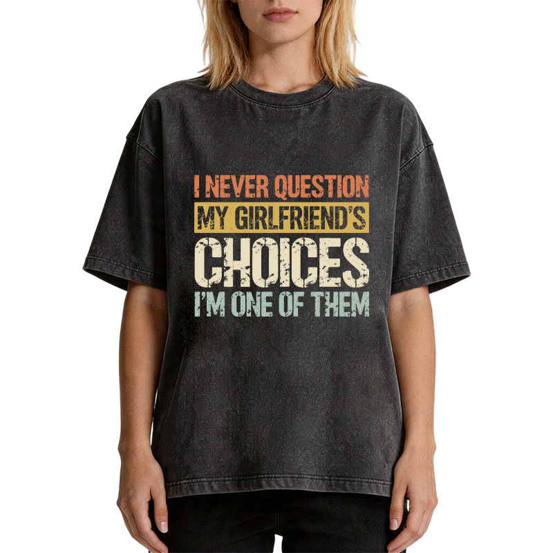 Tokyocanvas I Never Question Washed T-Shirt
