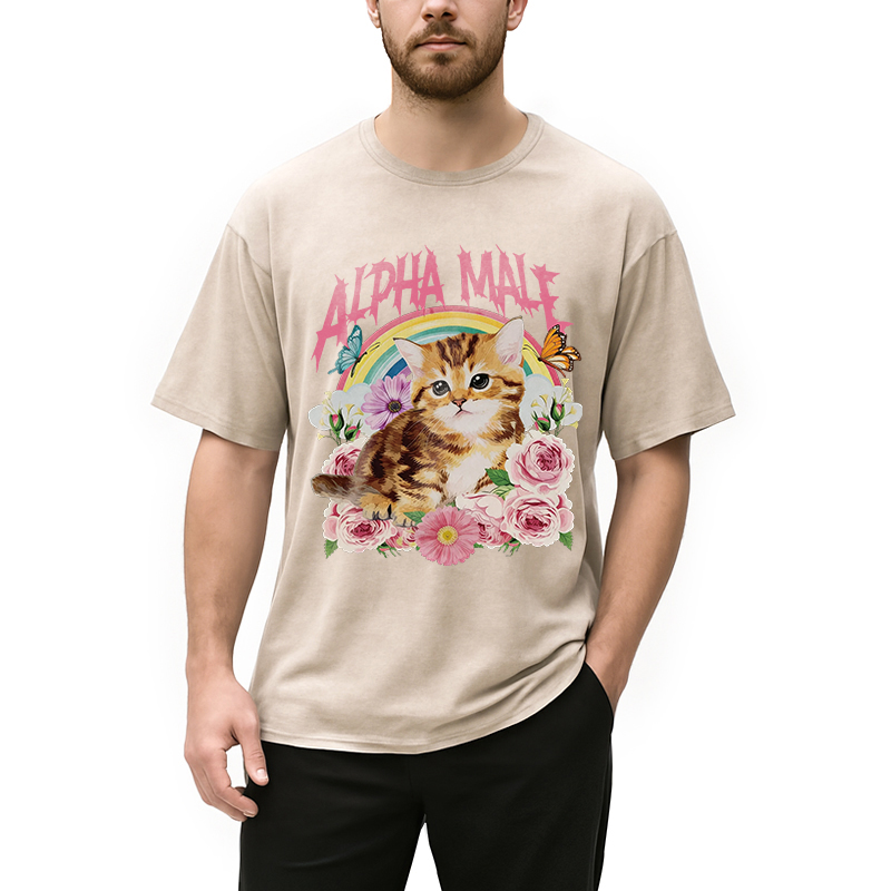 Tokyocanvas Alpha Male Washed T-Shirt