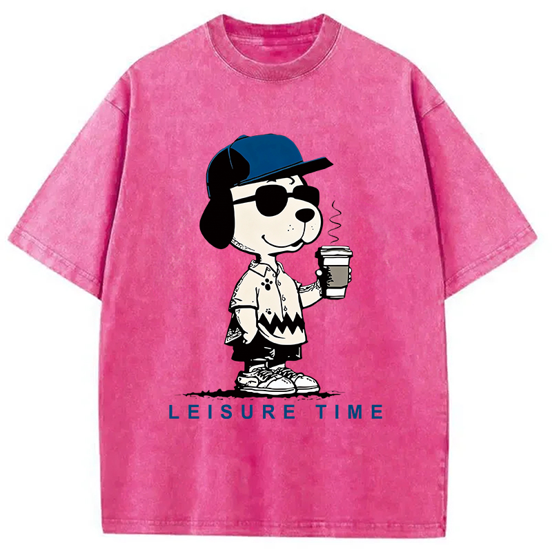 Tokyocanvas Dodger Dog Vintage Japanese Washed T-Shirt