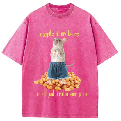 Tokyocanvas Despite All My Beans Washed T-Shirt
