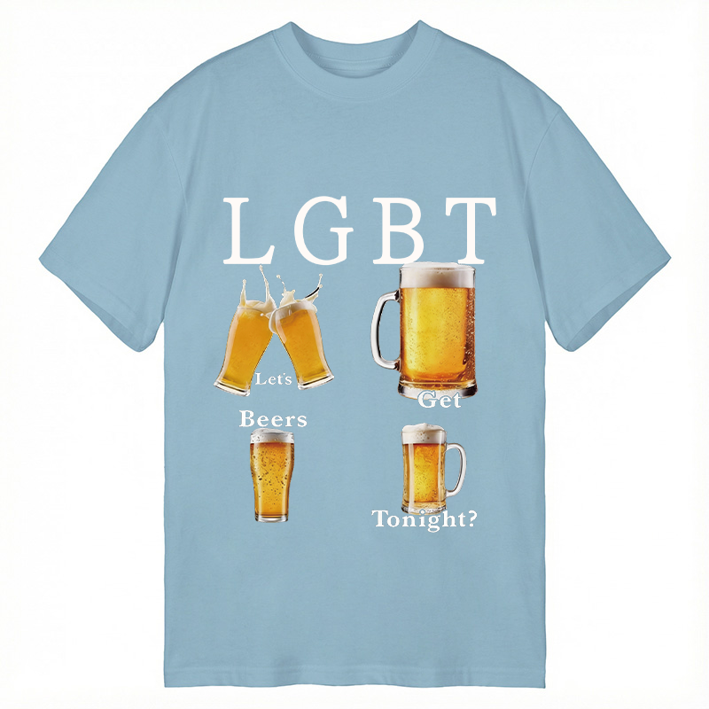 Tokyocanvas Lets Get Beers Classic T-Shirt