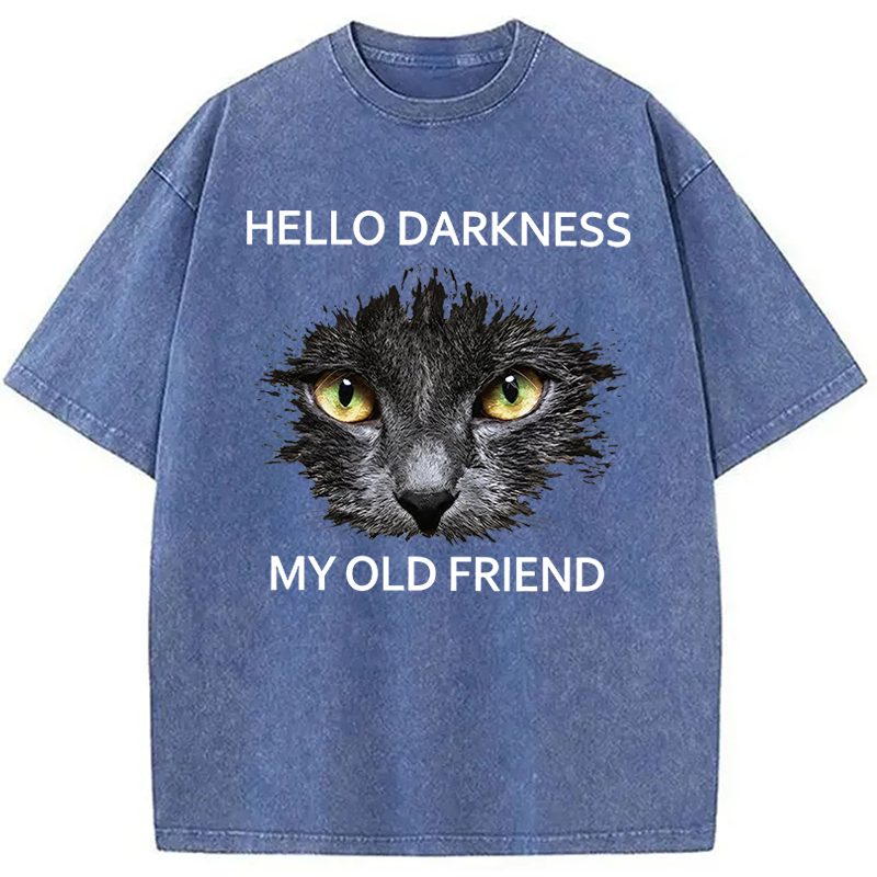 Tokyocanvas Hello Darkness My Old Friend Washed T-Shirt