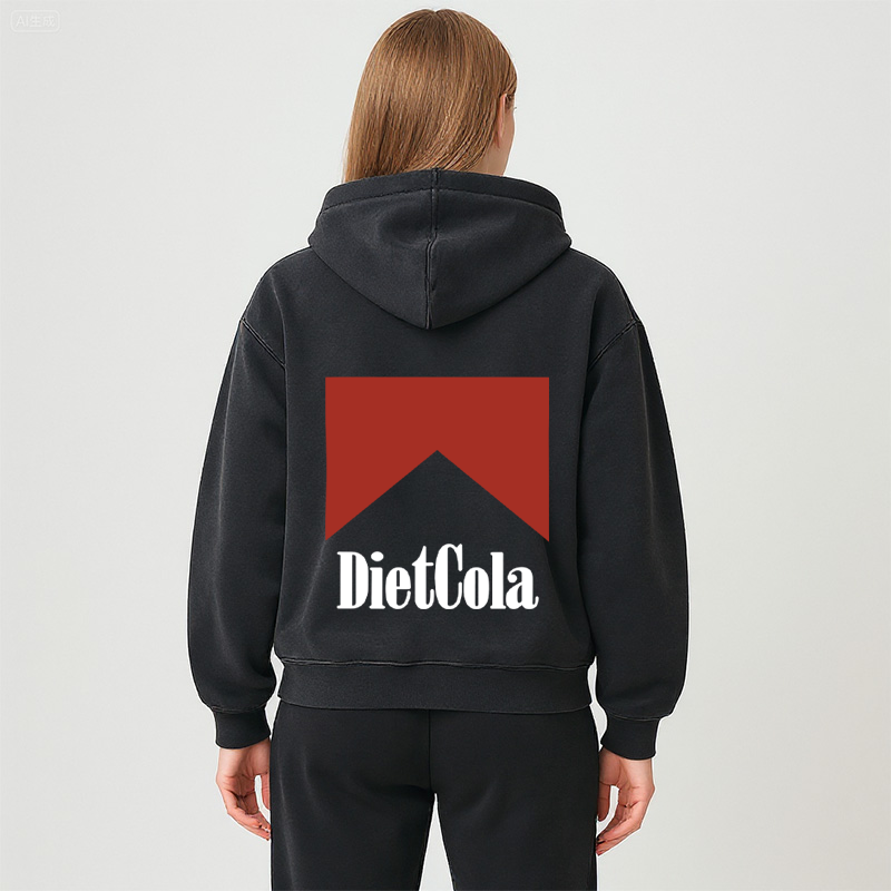 Tokyocanvas Diet Cola Marlboro Washed Zip Hoodie
