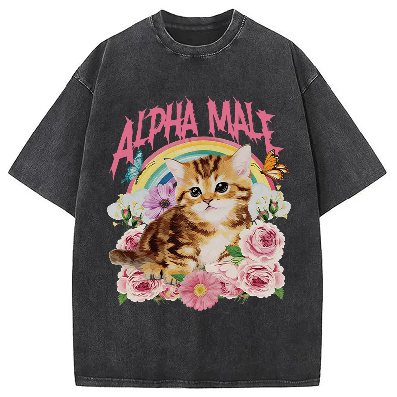 Tokyocanvas Alpha Male Washed T-Shirt