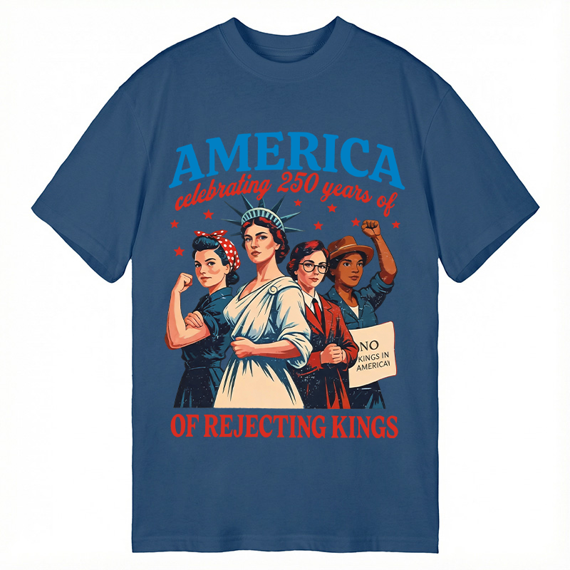 Tokyocanvas America Celebrating 250 Years Of Rejecting Kings Classic T-Shirt