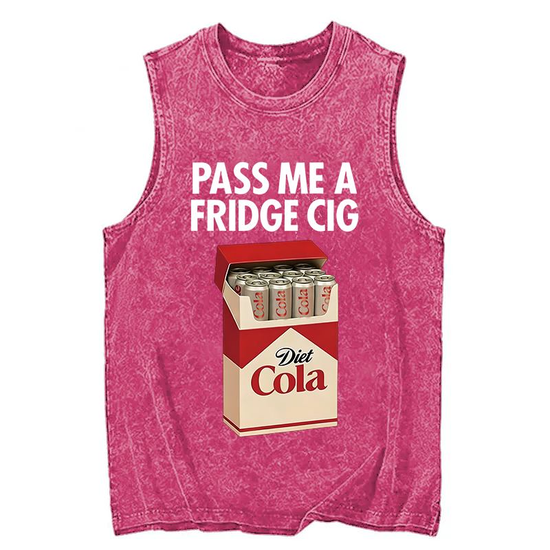 Tokyocanvas I Need A Diet Cola Washed Tank