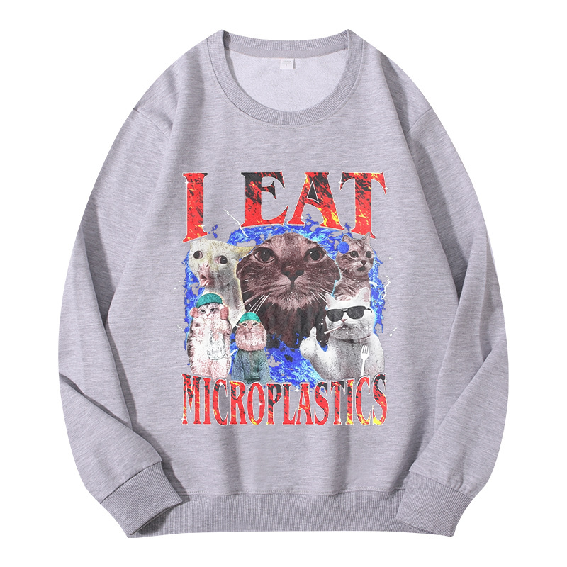 Tokyocanvas I Eat Microplastics Classic Sweatshirt