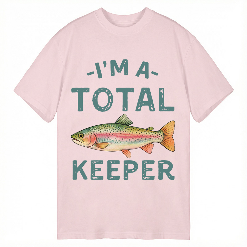 Tokyocanvas I'm a Total Keeper Funny Fishing Classic T-Shirt