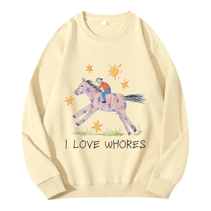 Tokyocanvas I Love Whores Classic Sweatshirt