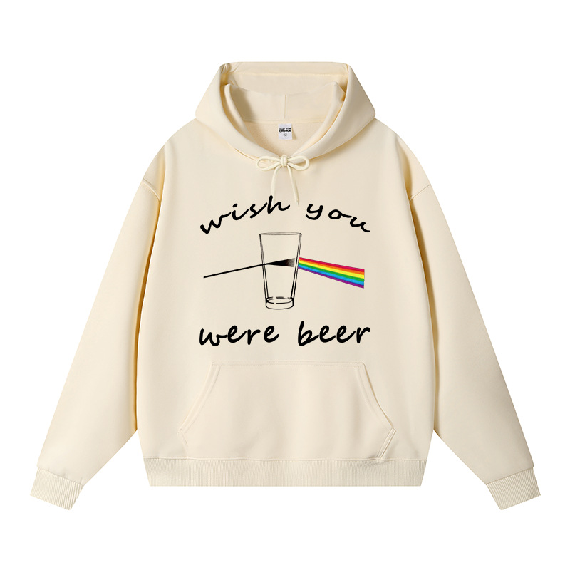 Tokyocanvas Wish You Were Beer Fleece Lined Hoodie