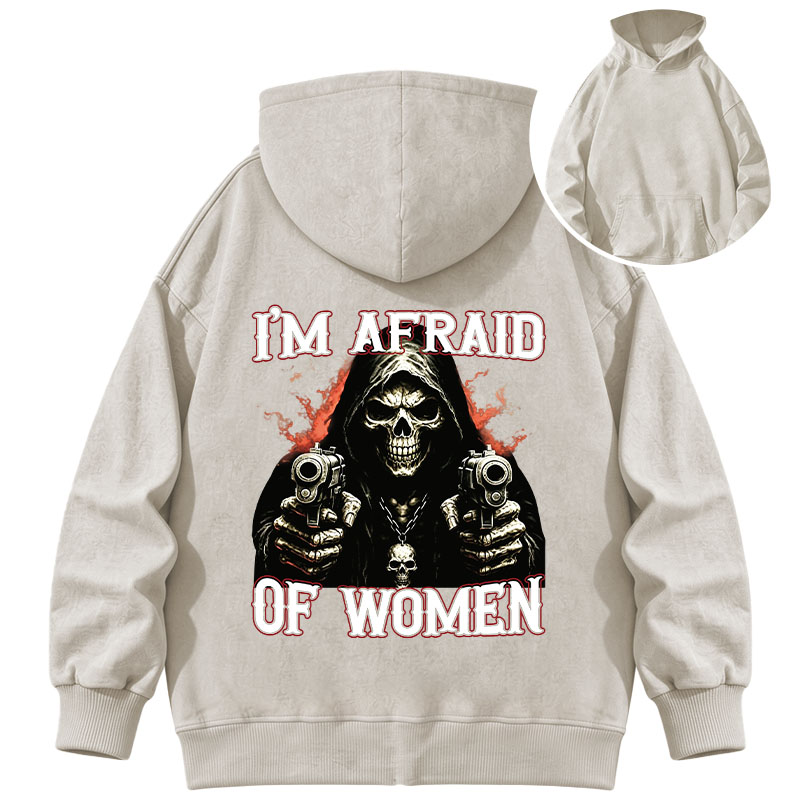 Tokyocanvas I'm Afraid Of Women Washed Hoodie