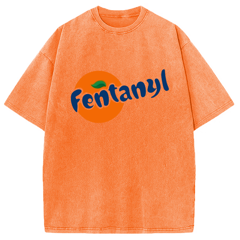 Tokyocanvas Fentanyl Meme Washed T-Shirt