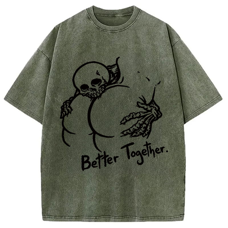 Tokyocanvas Better Together Washed T-Shirt