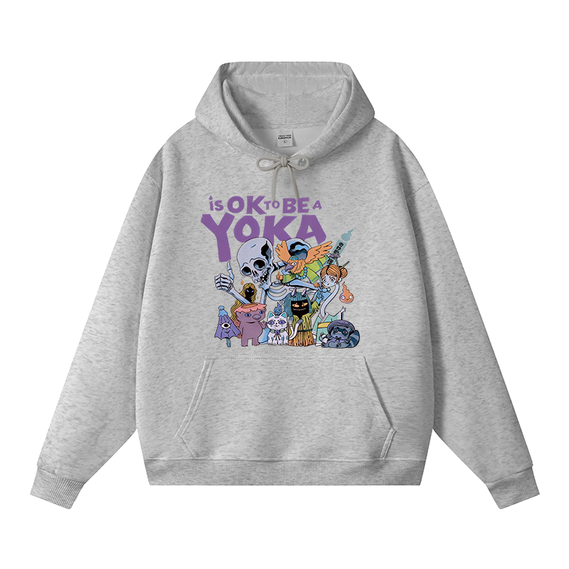 Tokyocanvas It's Ok To Be A Yokai Fleece Lined Hoodie
