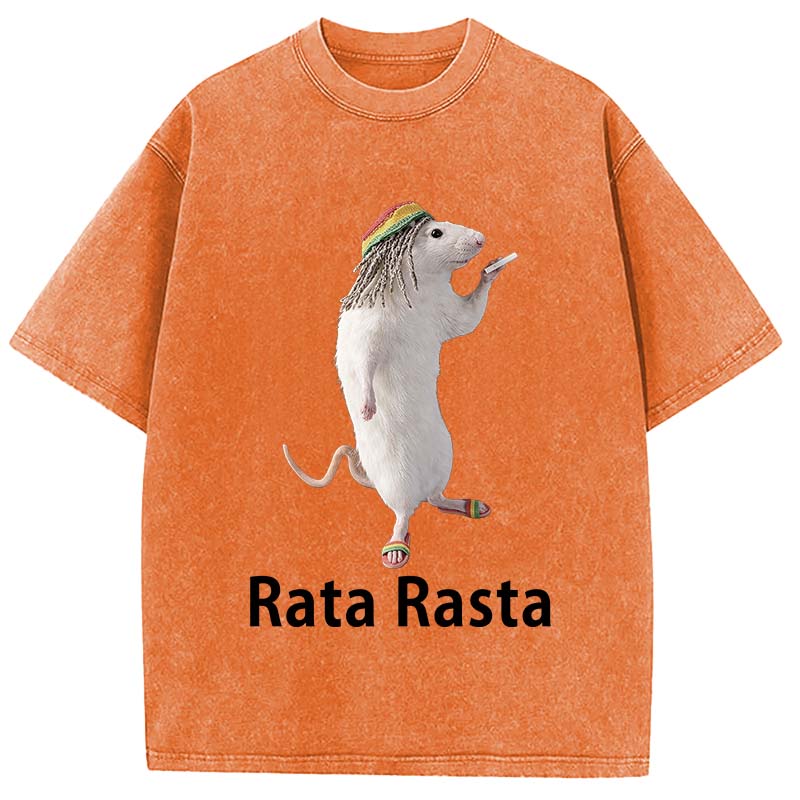 Tokyocanvas Rata Rasta Washed T-Shirt