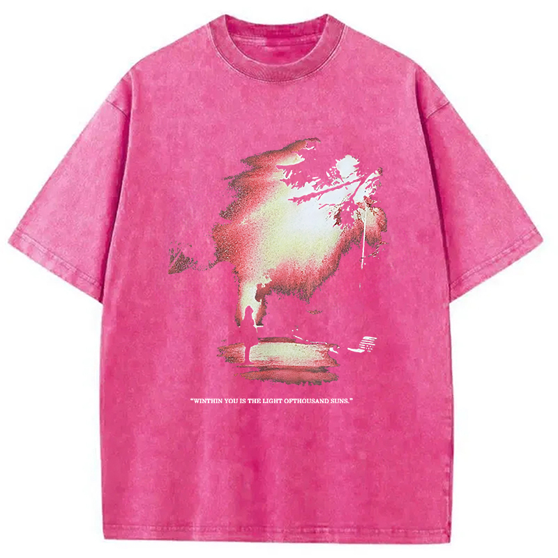 Tokyocanvas The Light Of Thousand Suns Washed T-Shirt