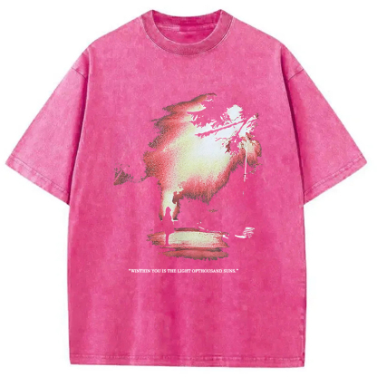 Tokyocanvas The Light Of Thousand Suns Washed T-Shirt
