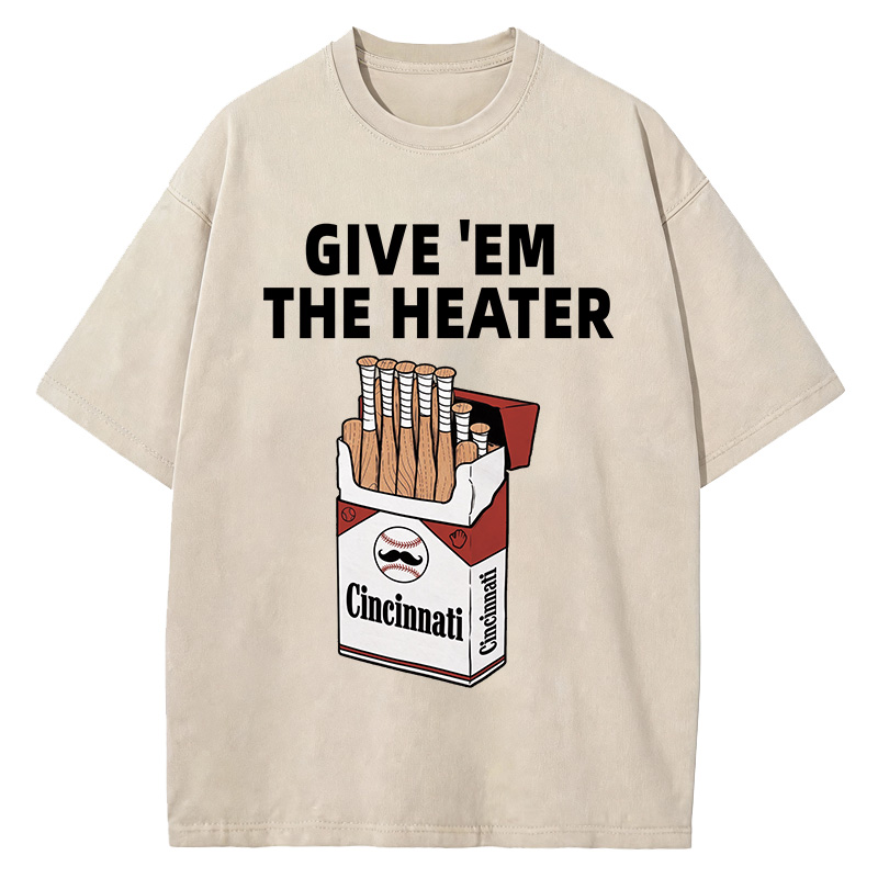 Tokyocanvas Give Them The Heater Washed T-Shirt