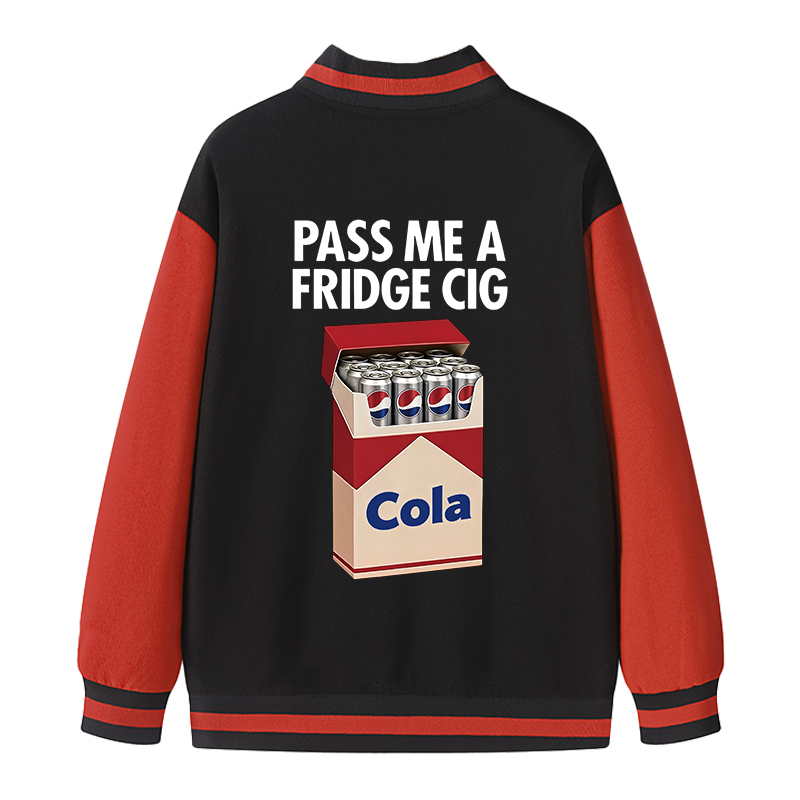 Tokyocanvas I Need A Diet Pepsi Varsity Jacket