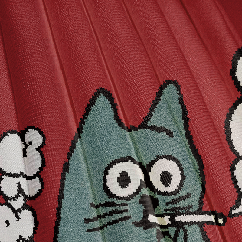 Tokyocanvas Here A Smoking Cat Casual Ugly Sweatshirt