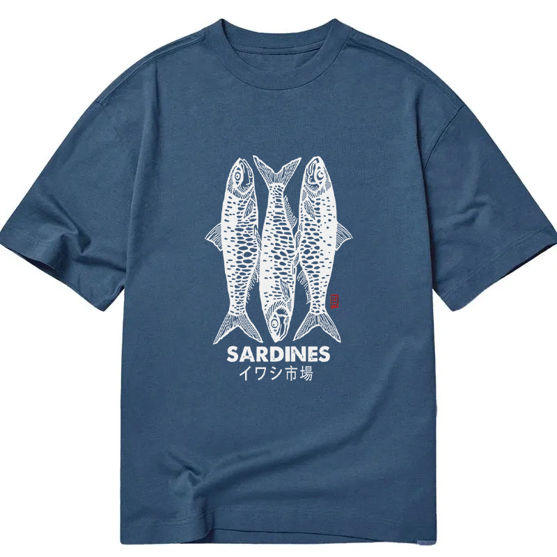 Tokyocanvas Sardines Market Classic T-Shirt