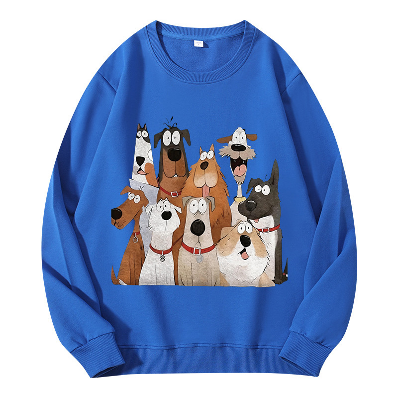 Tokyocanvas Funny Cute Dog Art Print Classic Sweatshirt