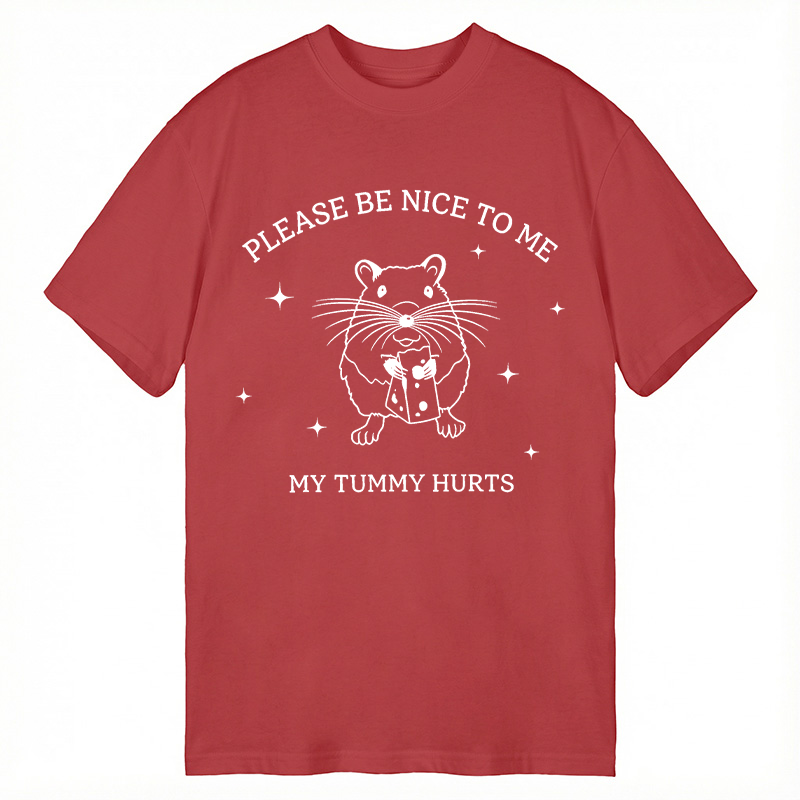 Tokyocanvas My Tummy Hurts Lactose Mouse Meme Classic T-Shirt