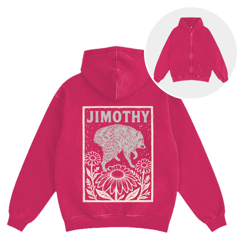 Tokyocanvas Jimothy Washed Zip Hoodie