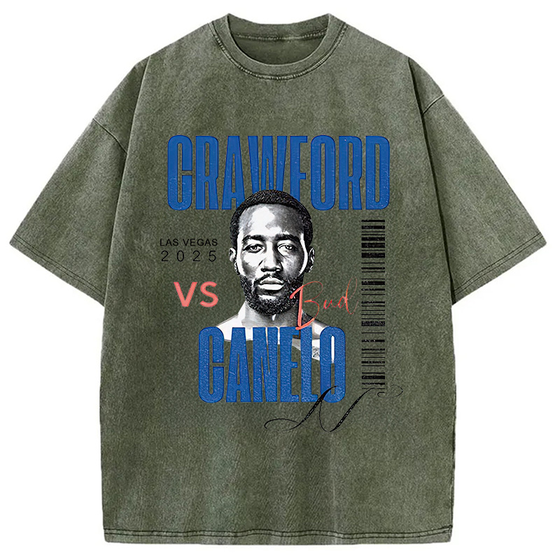 Tokyocanvas Terence Crawford Boxer Washed T-Shirt